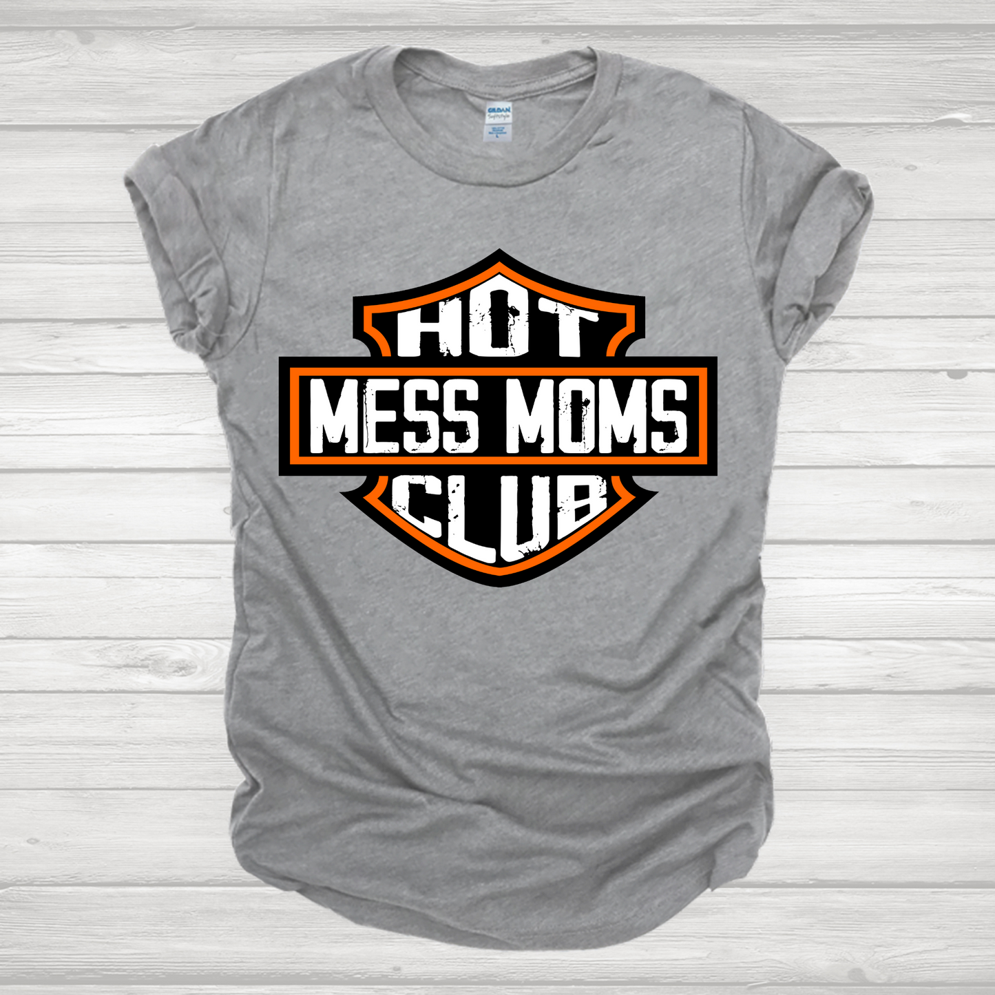 Hot Mess Moms /Orange Transfer