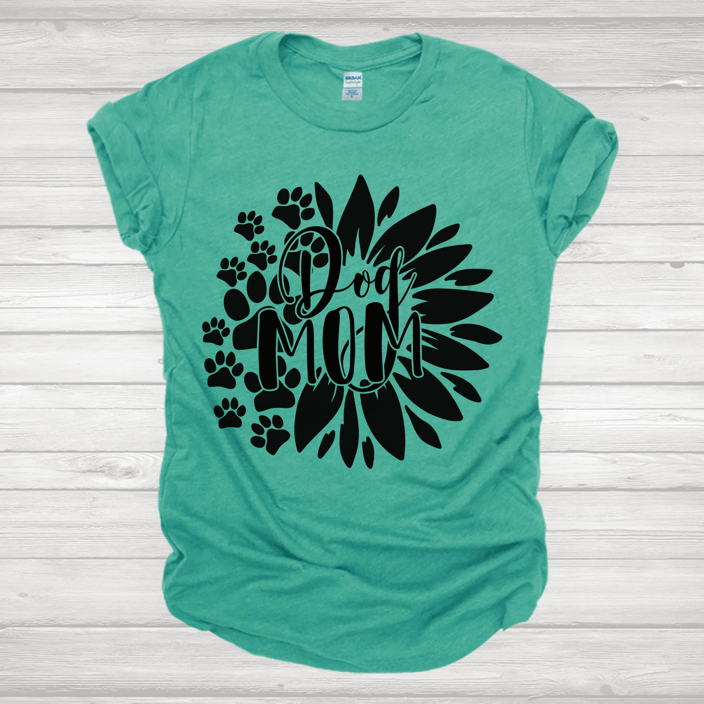 Dog Mom Sunflower Transfer