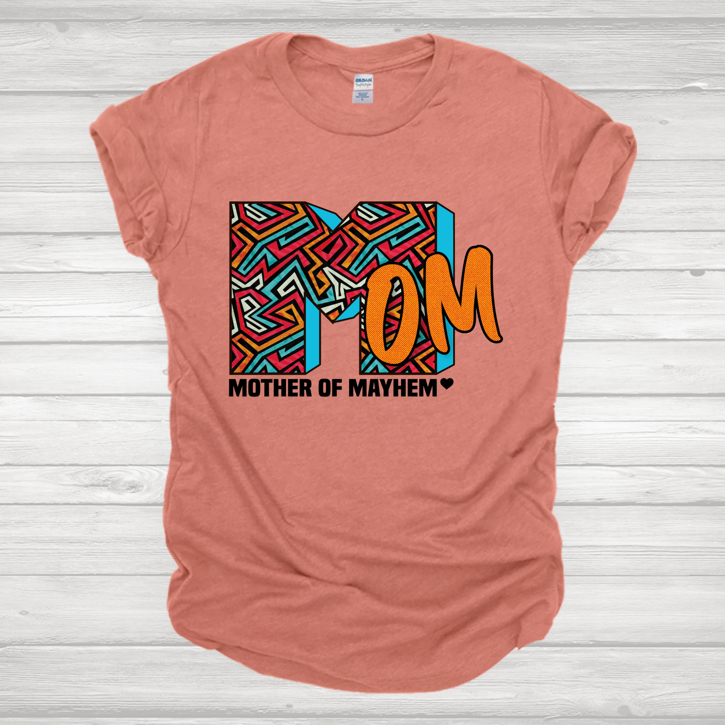 Mom Of Mayhem Retro Transfer