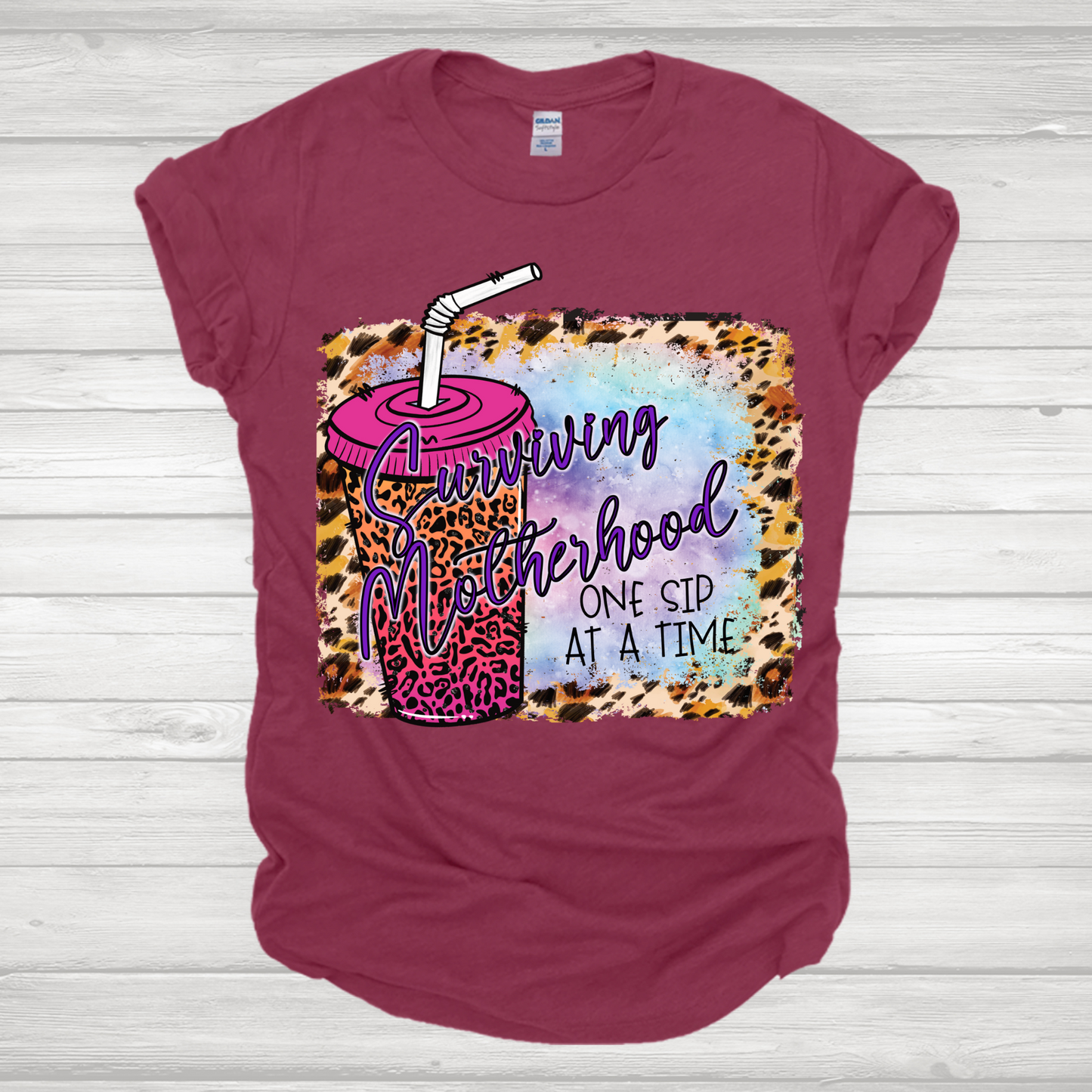 Surviving Motherhood One Sip at A Time Transfer