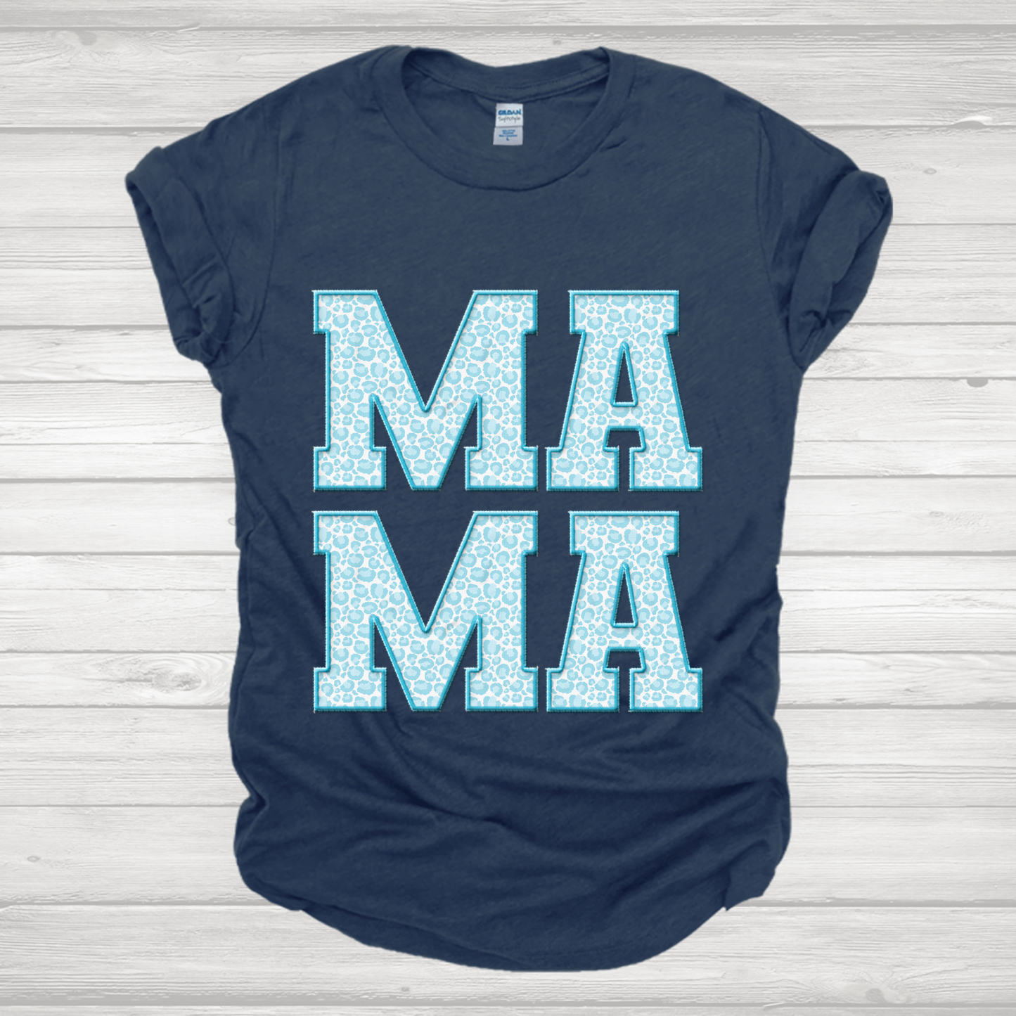 Blue Cheetah Mama Transfer