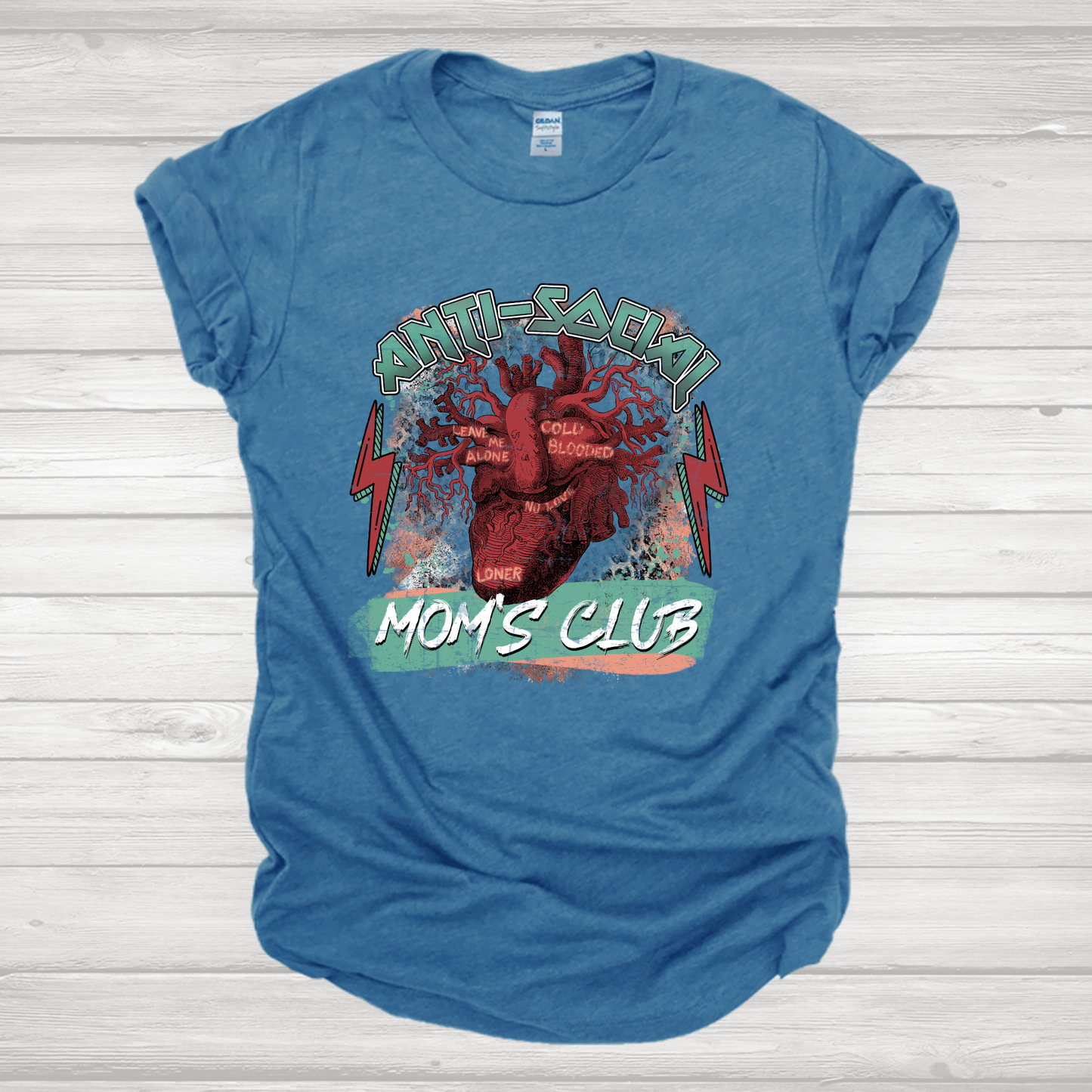 Anti-Social Moms Club Distressed Transfer