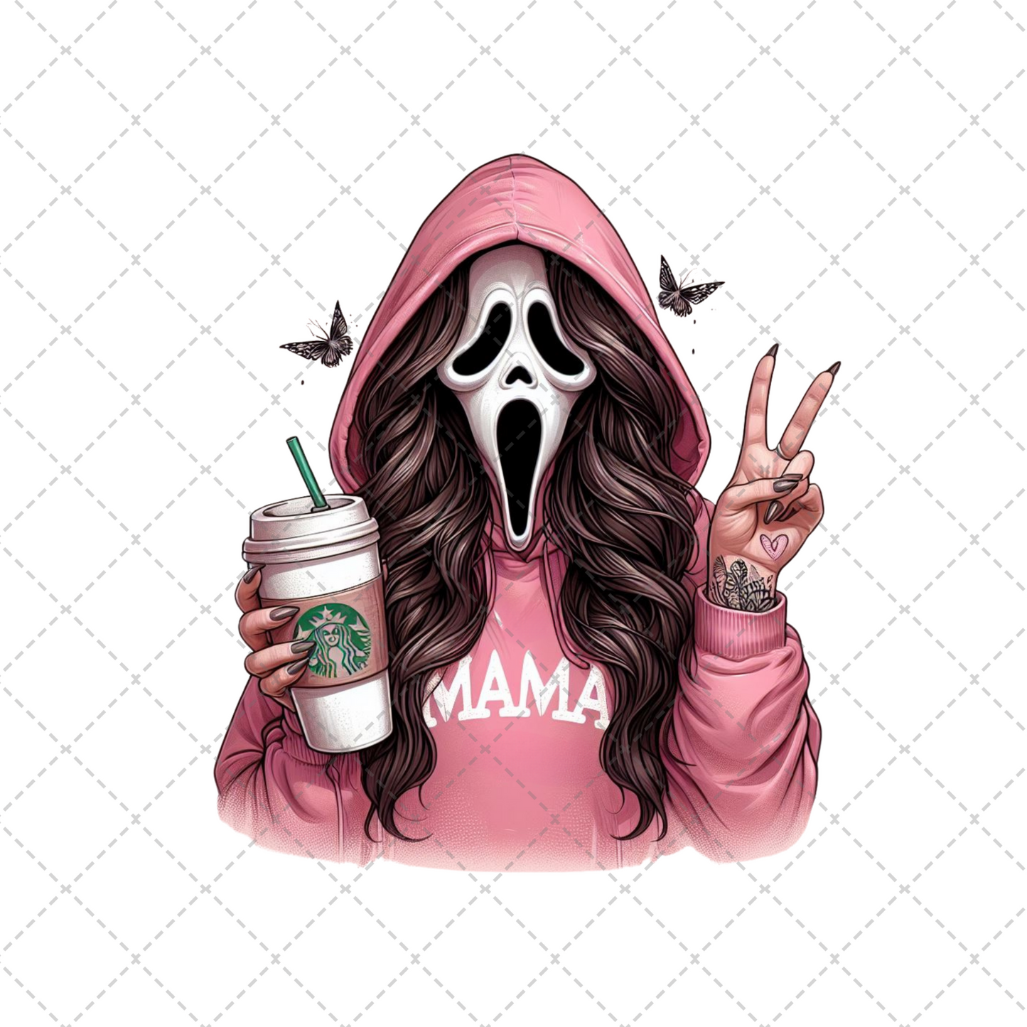 Pink Scream Spooky Fam ** MULTI PART** SOLD SEPARATELY** Transfer