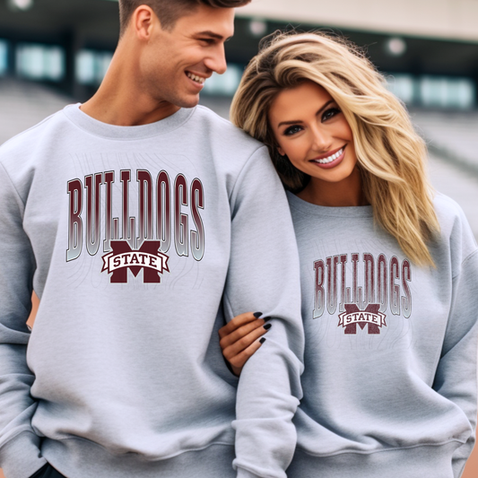 Bulldog Huge Football Tall Transfer