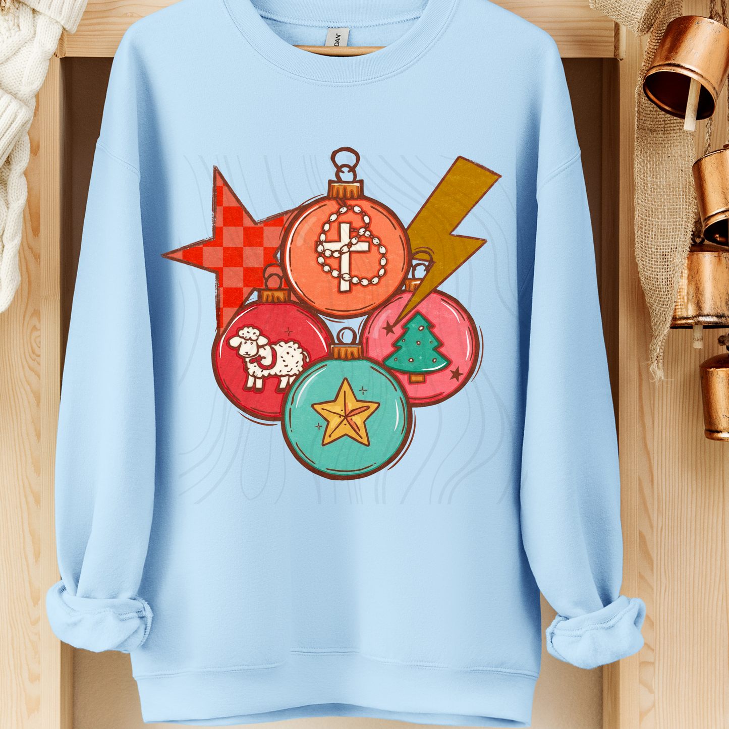 Vintage Christmas Ornaments Transfer