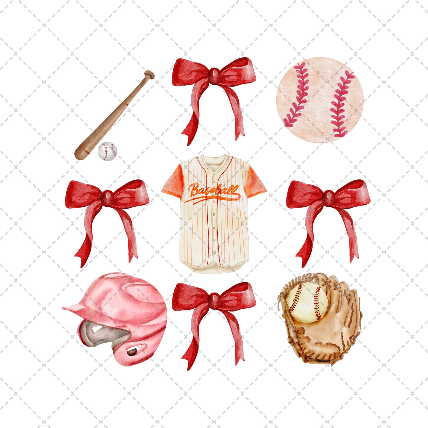 Baseball Mama Coquette Transfer