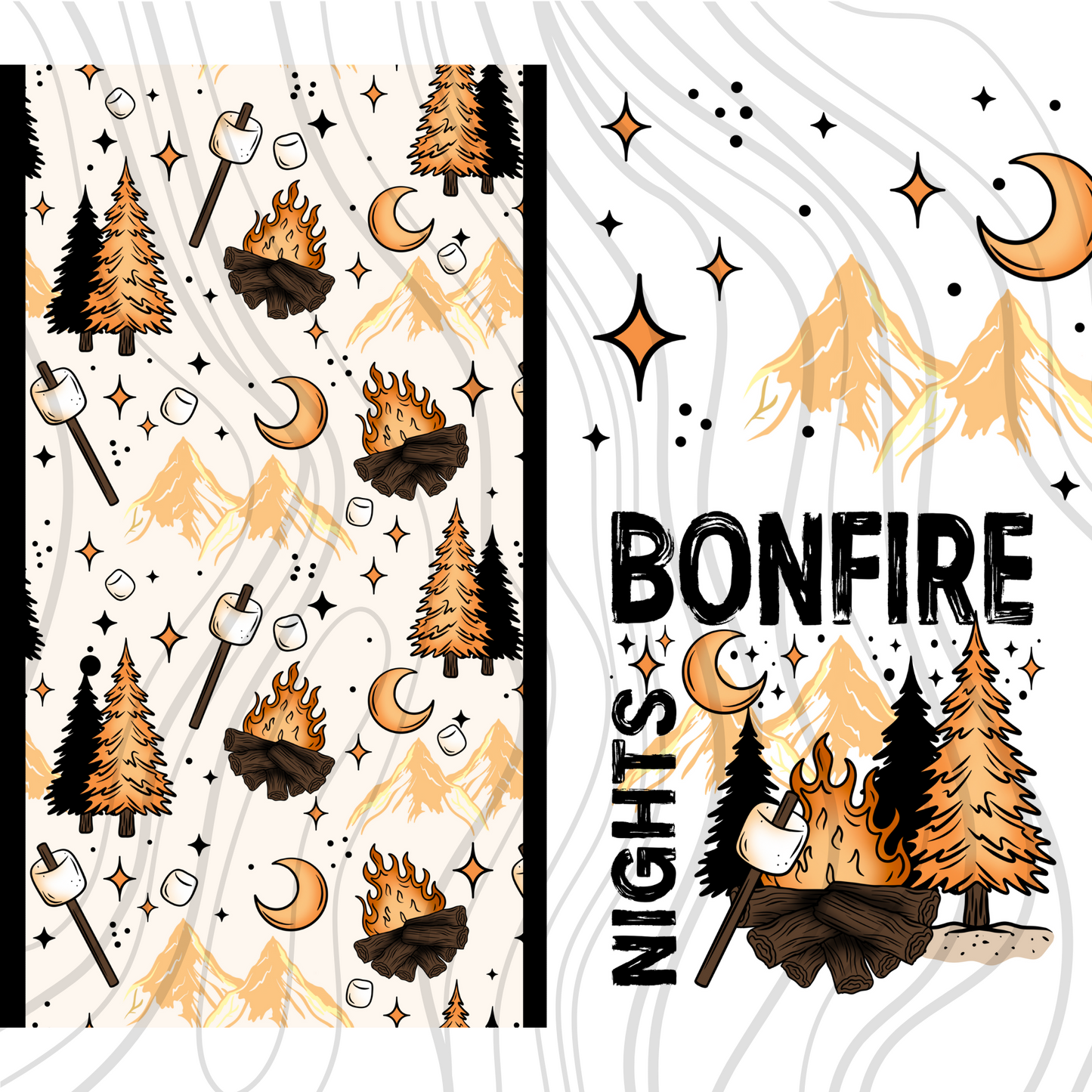 Bonfire Nights Tumbler Wrap