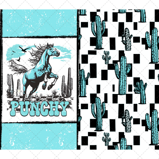 Just A Little Bit Punchy Tumbler Transfer