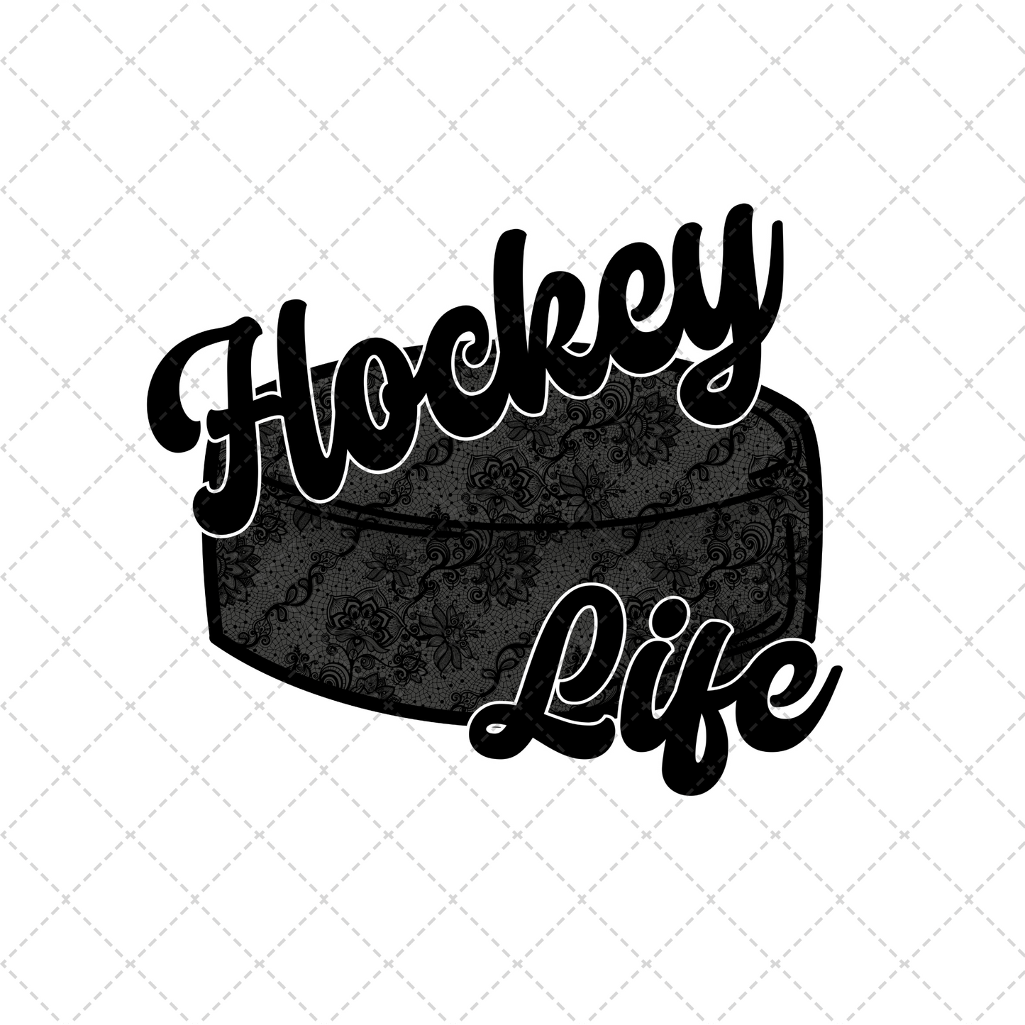Lace Hockey Life Transfer
