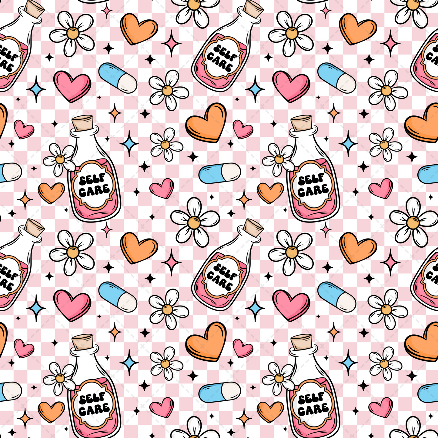 Self Care Seamless Tumbler Wrap