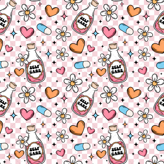 Self Care Seamless Tumbler Wrap