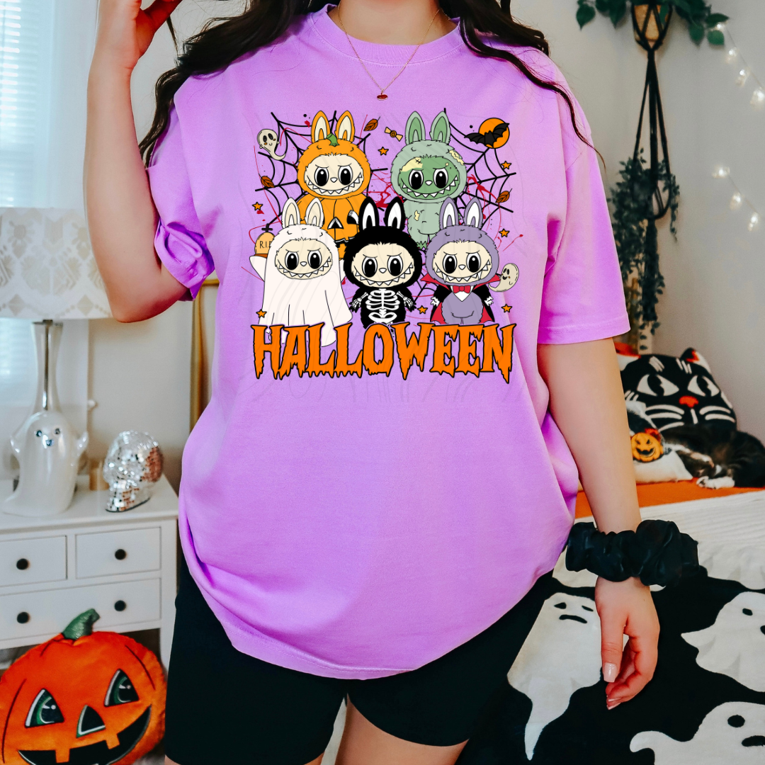 Spooky Labubu Monster Transfer