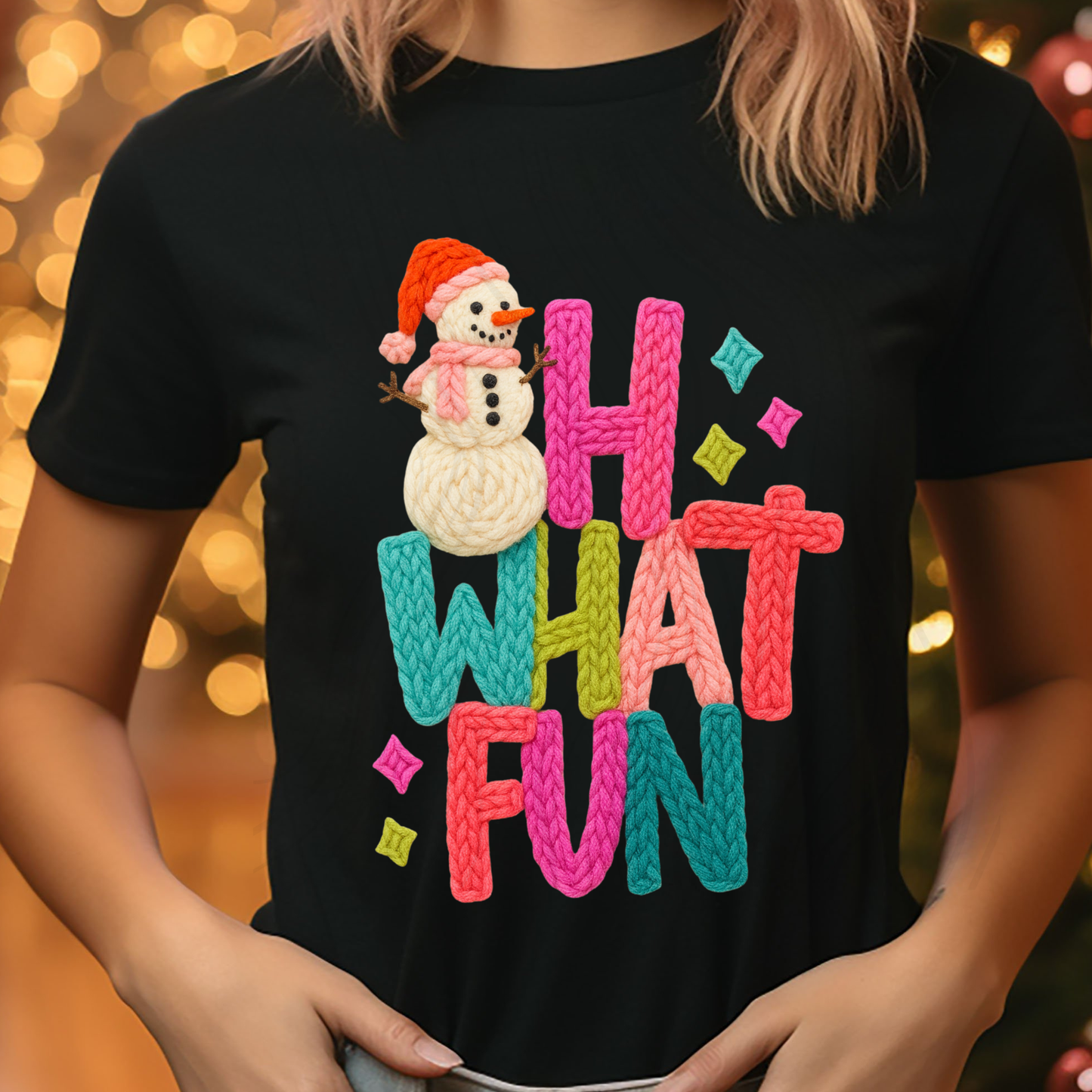 Snowman Oh What Fun Transfer