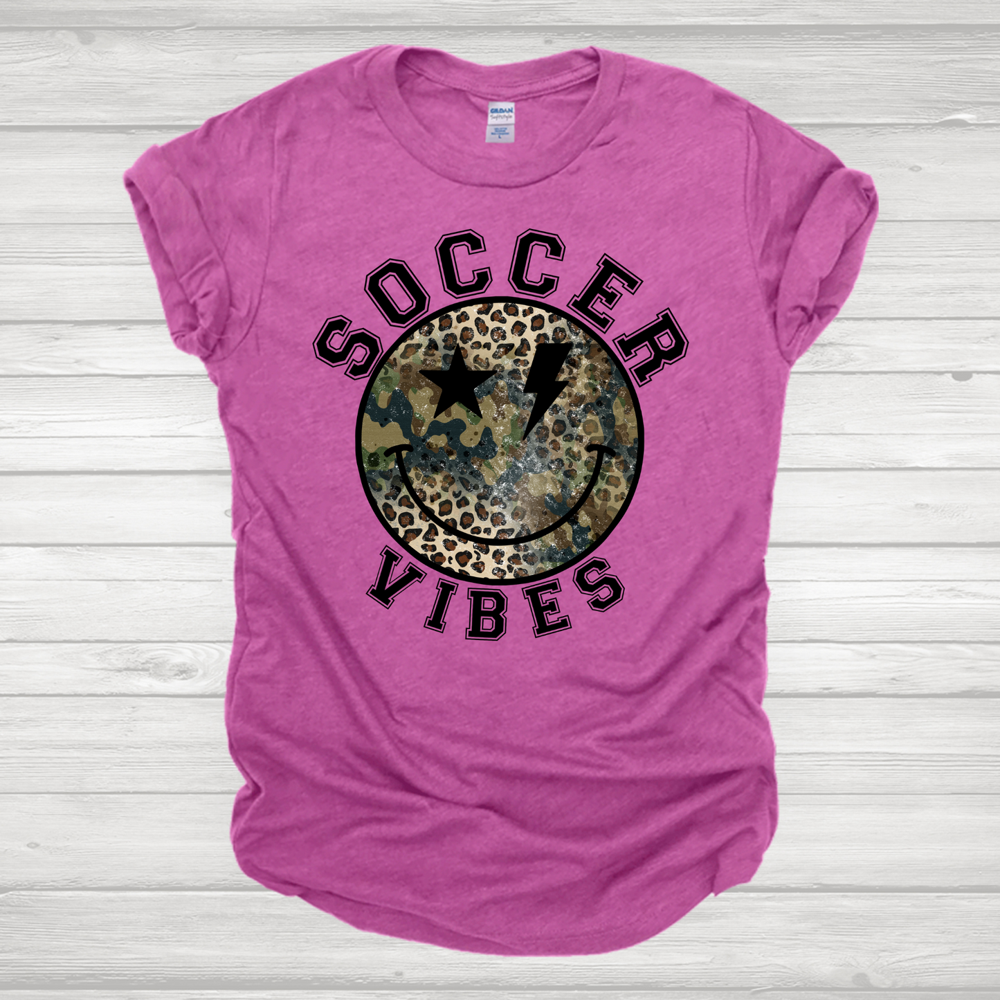 Soccer Vibes Smiley Transfer