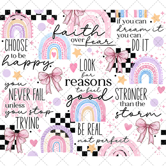 Faith Over Fear Tumbler Wrap
