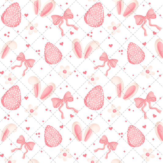 Pink Easter Seamless Transfer