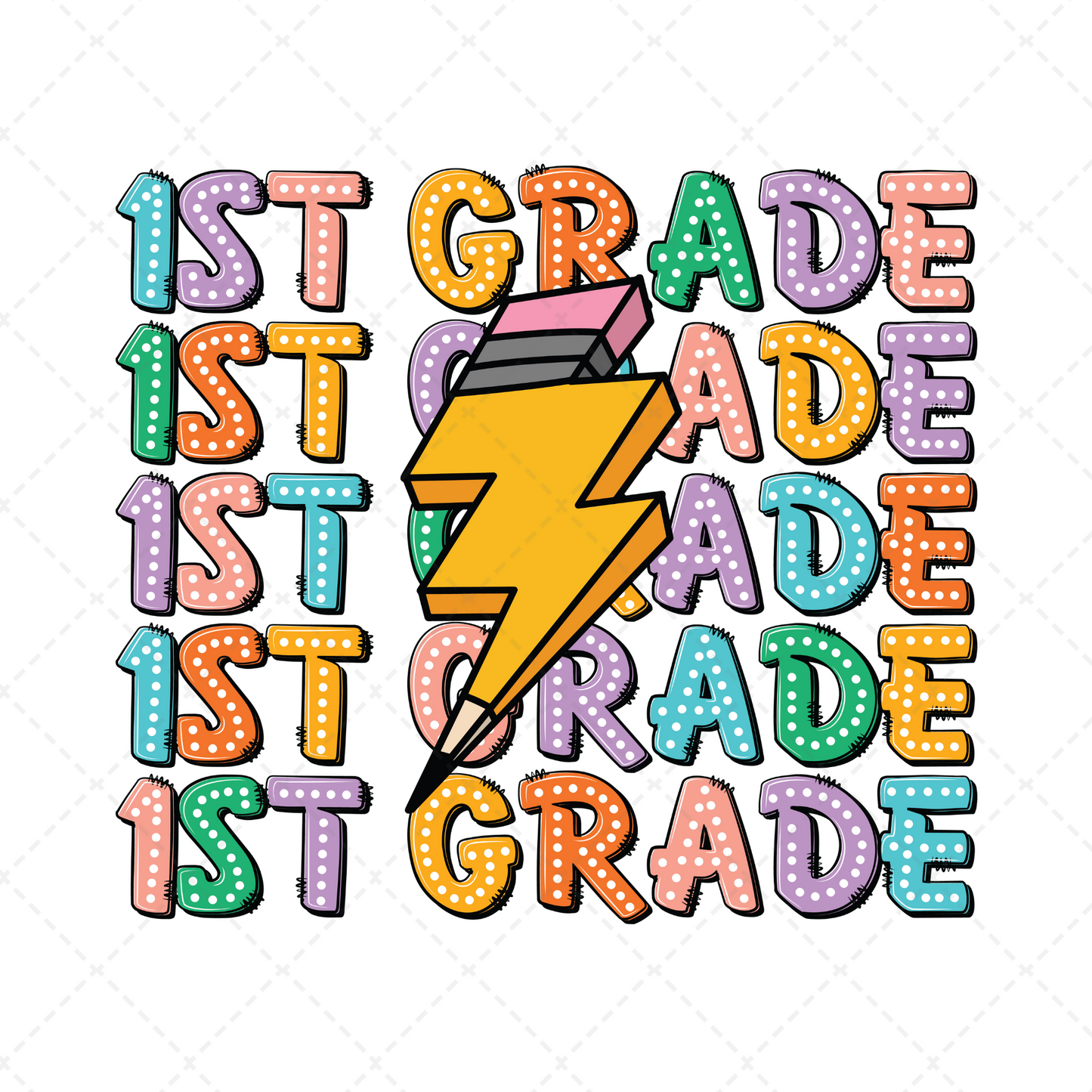 1st Grade Pencil Bolt Transfer