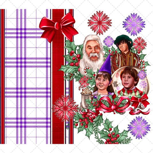 Santa Clause Tumbler Tansfer