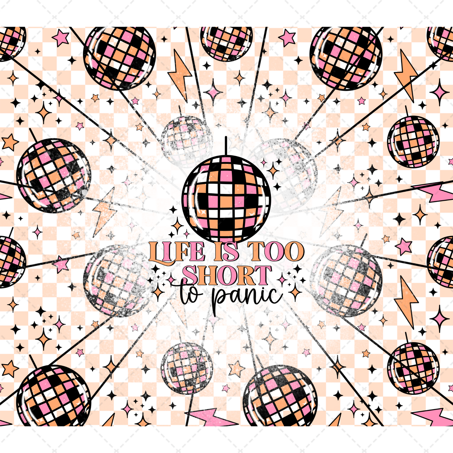 Life Is Too Short Tumbler Wrap