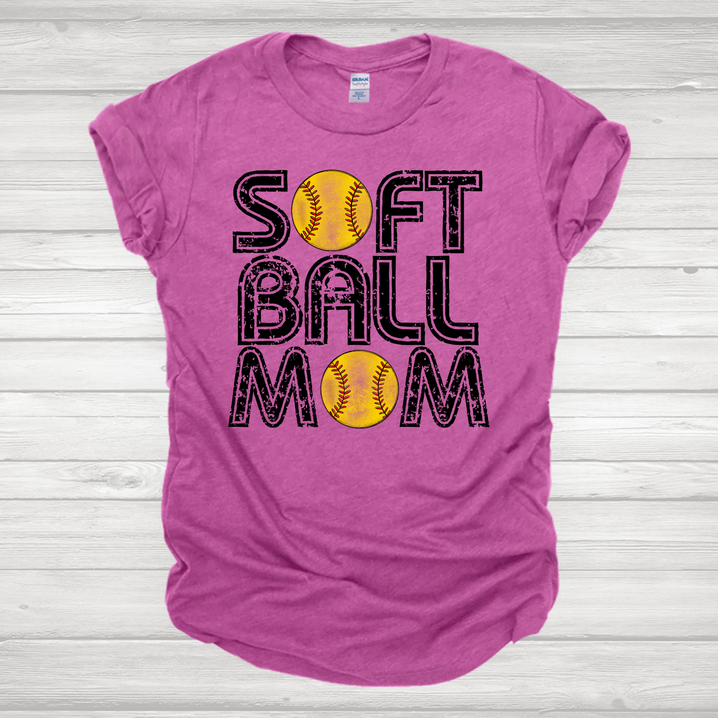 Softball Mom Stacked Transfer