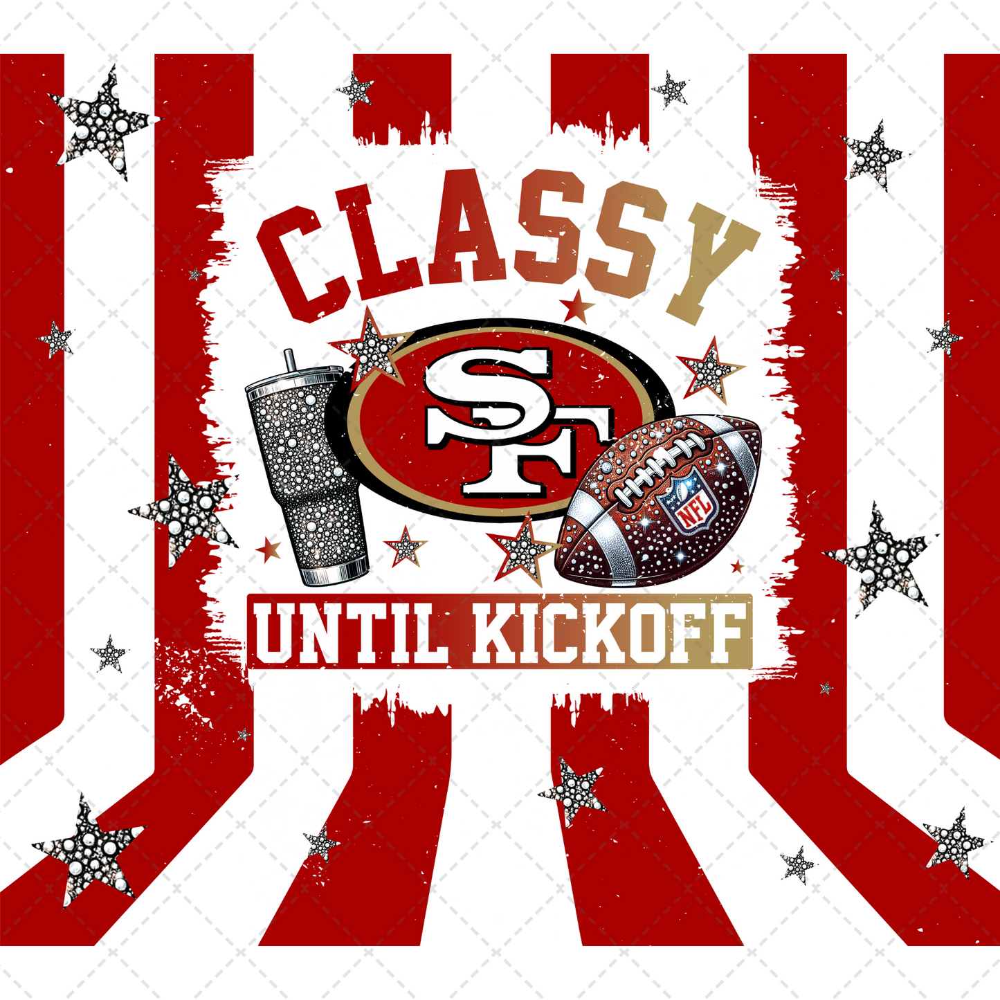 SF4 Classy Tumbler Wrap - Sublimation Transfer