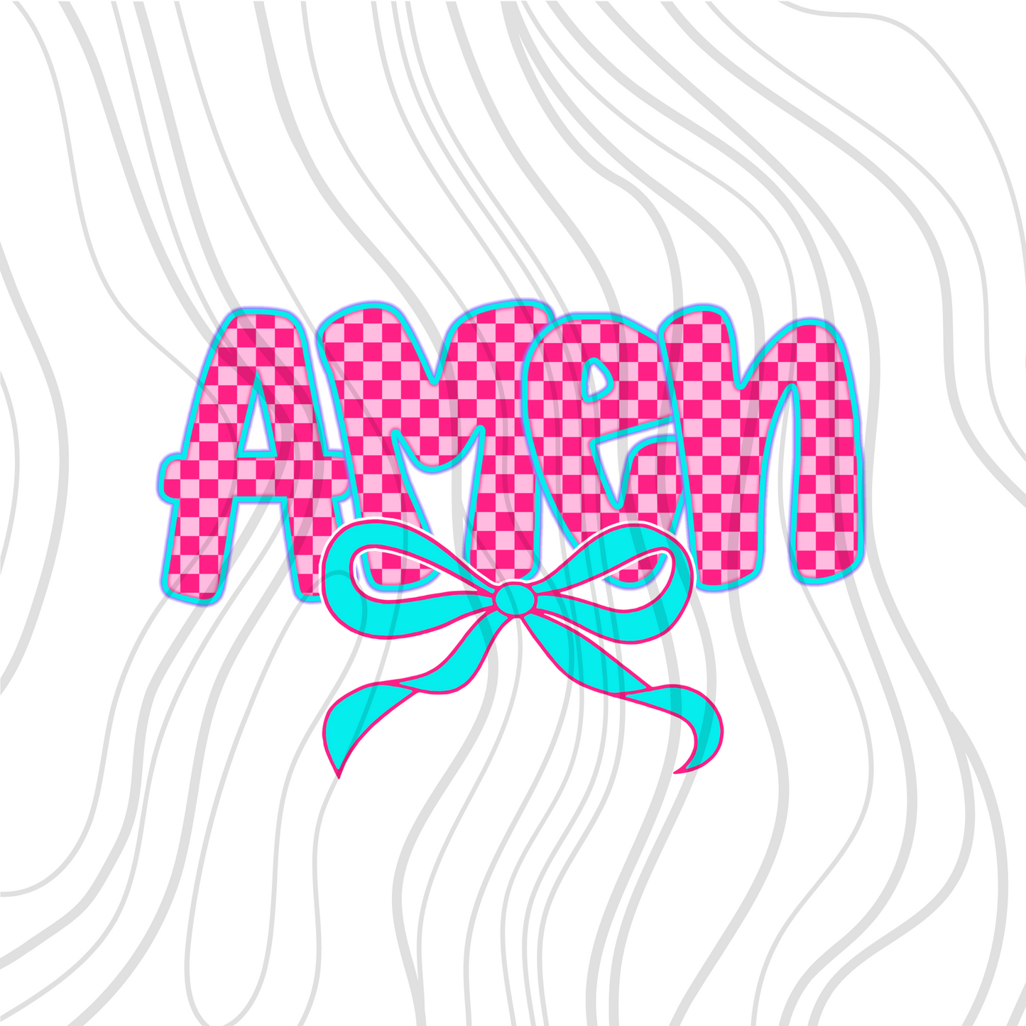 Pink Amen Coquette Transfer