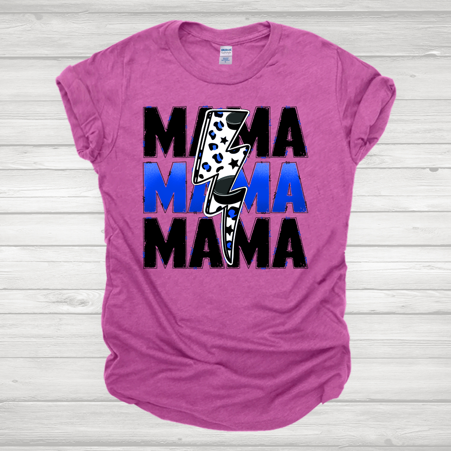 Hockey Mama Blue Transfer