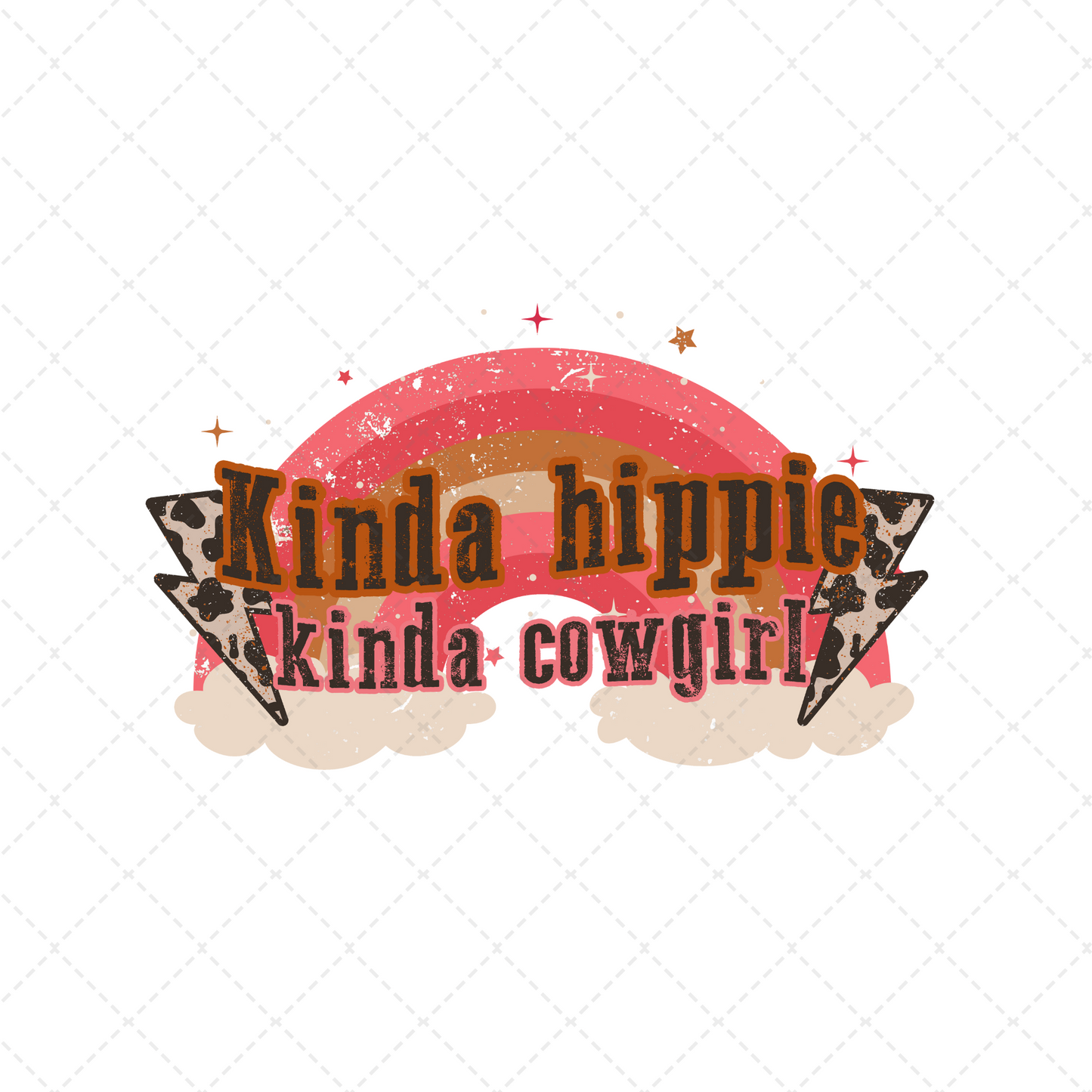 Kinda Hippie Kinda Cowgirl Transfer