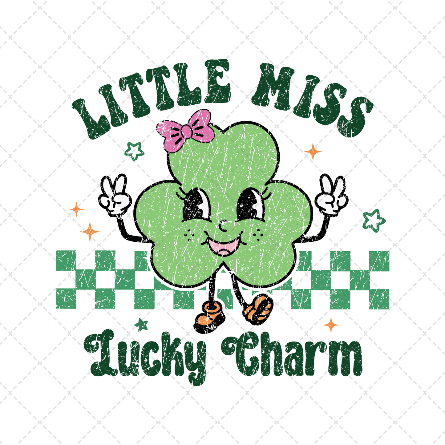 Little Miss Lucky Charm Transfer