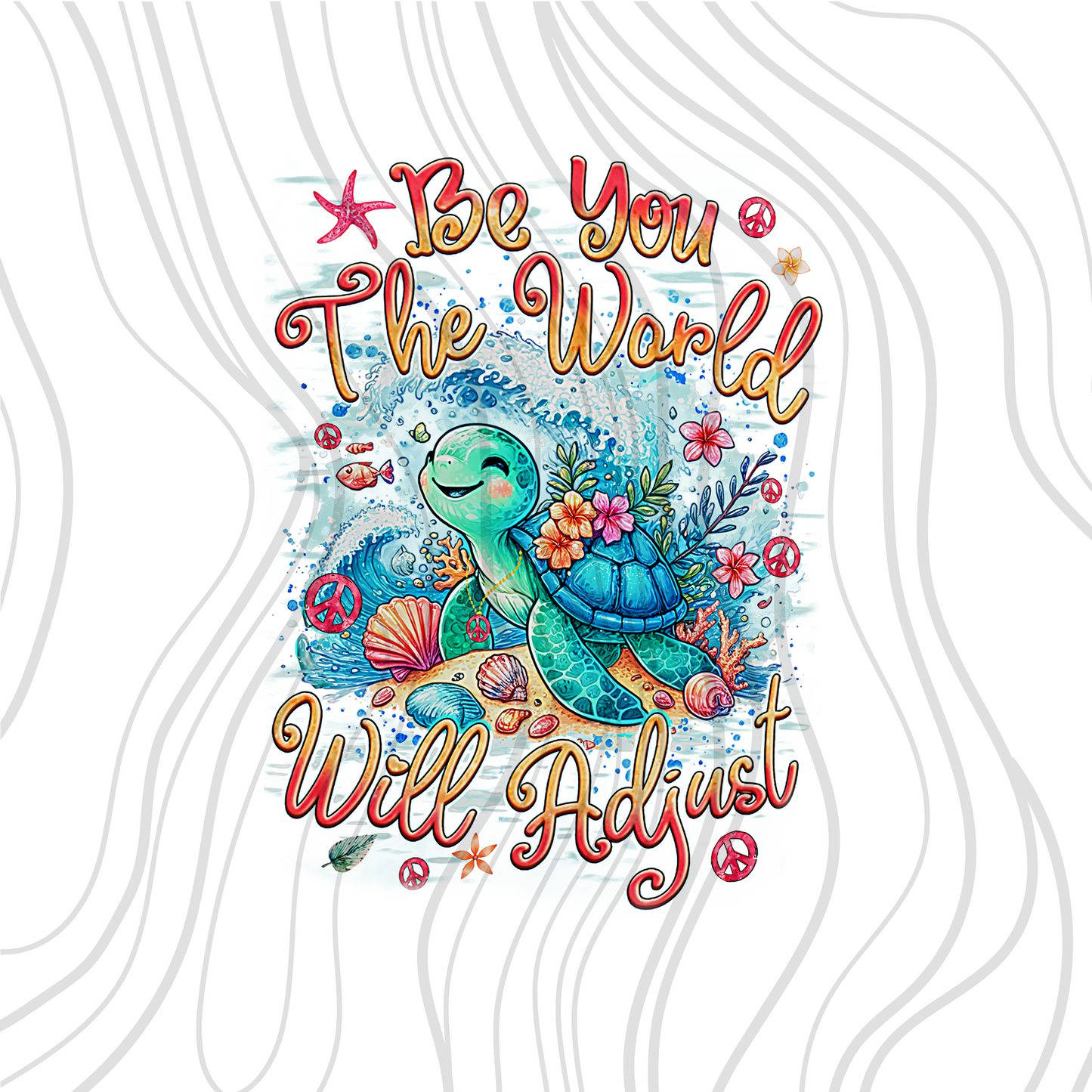 Be You The World Will Adjust Transfer ** TWO PART* SOLD SEPARATELY**