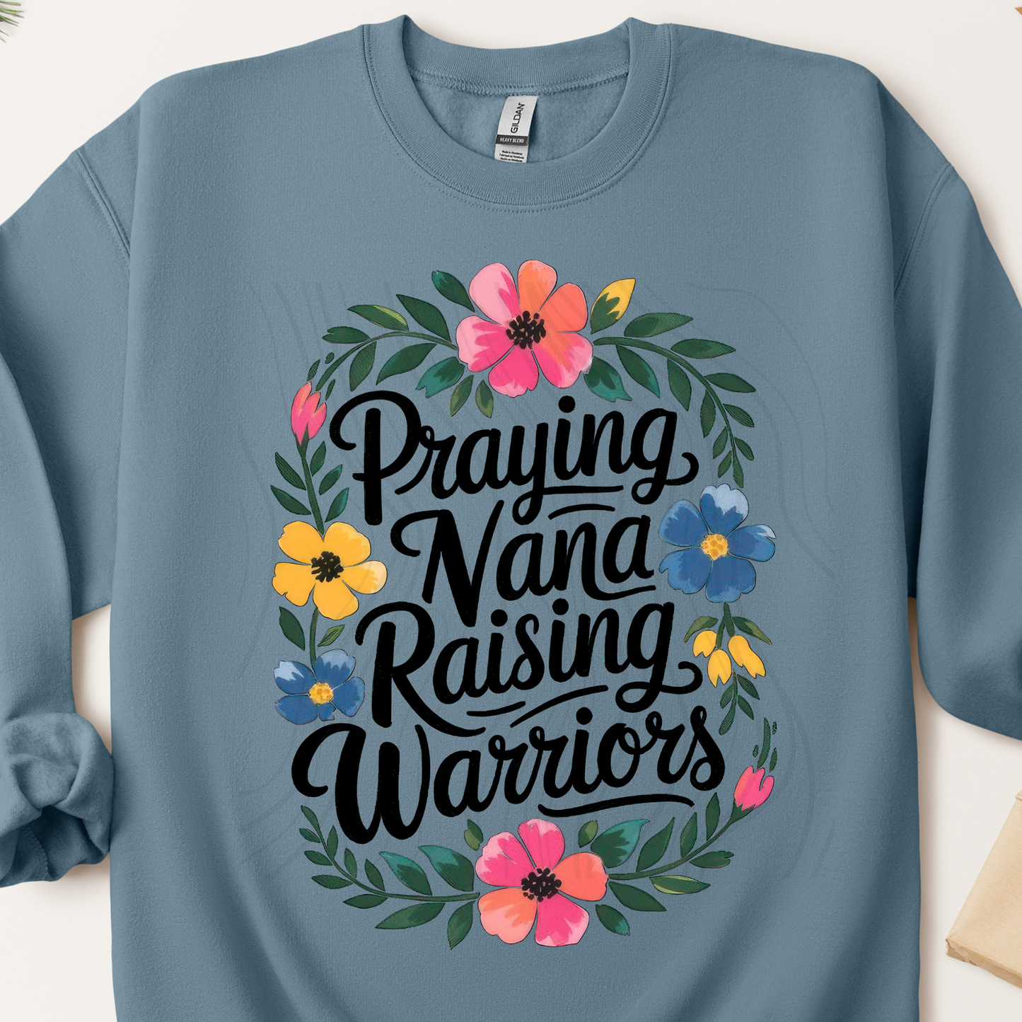 Floral Praying Raising Warriors Transfer**SOLD SEPARATELY**