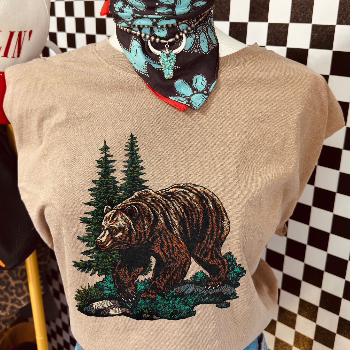 Vintage Grizzly Transfer