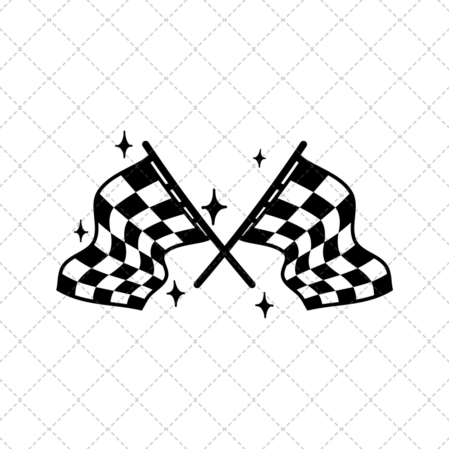 At The Track Is Where I Spend Most Of My Days Transfer ** TWO PART* SOLD SEPARATELY**