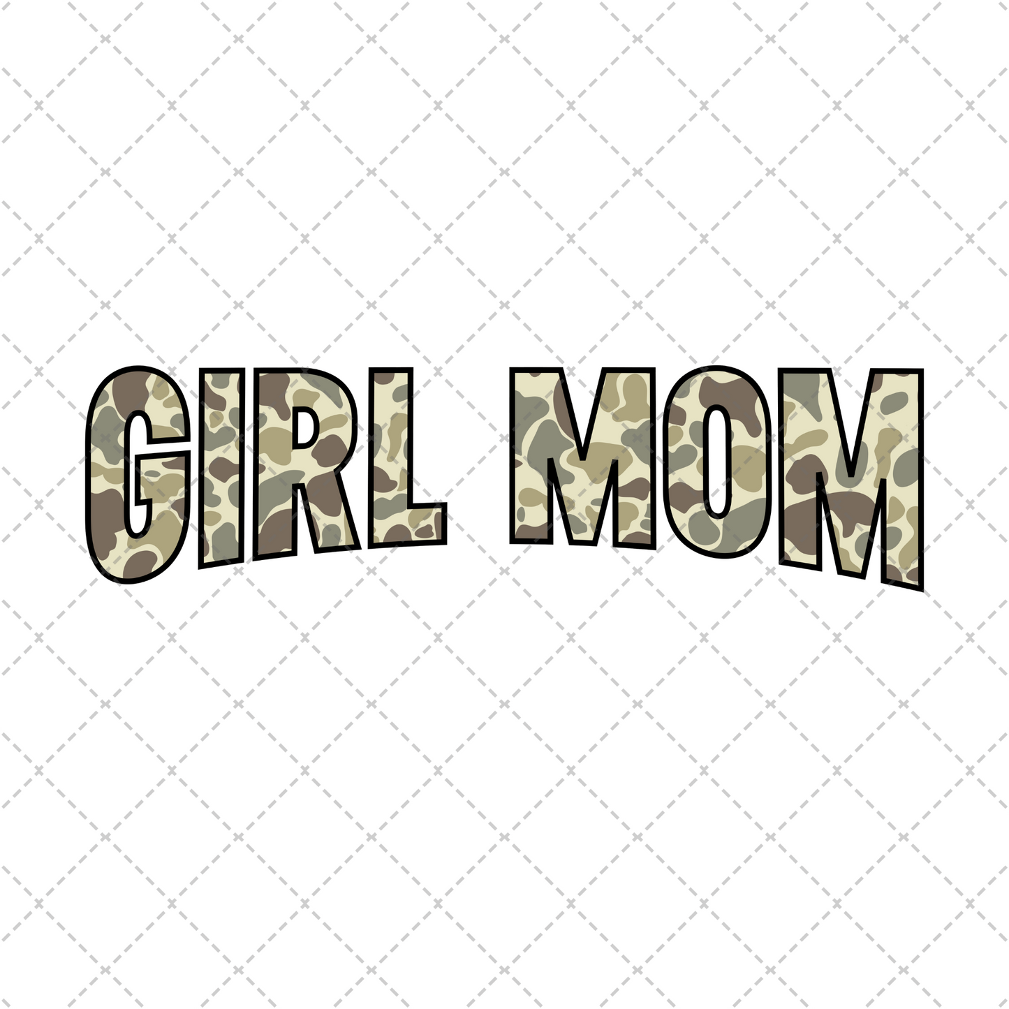 Girl Mom Camo Transfer