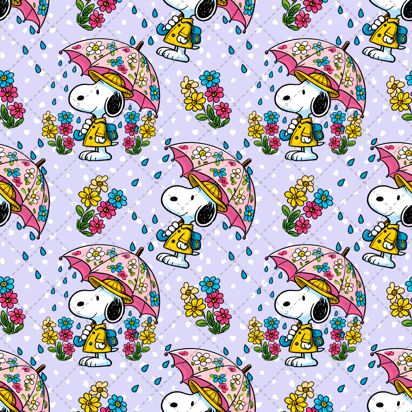 Spring Showers Seamless