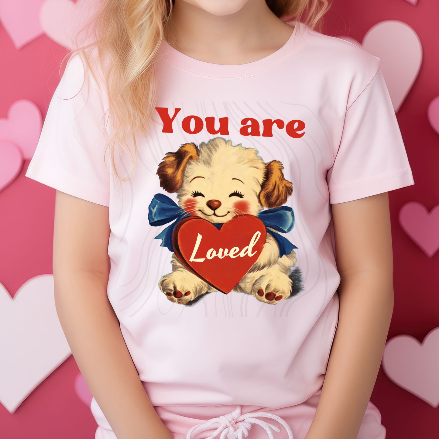 Vintage Dog Loved Transfer