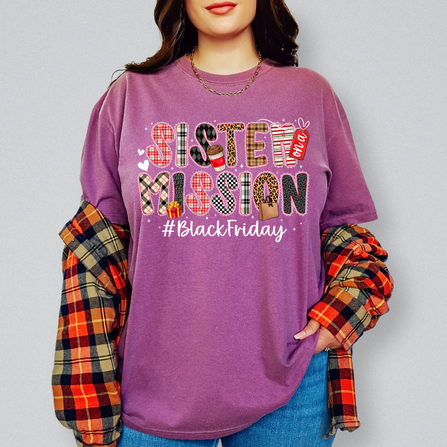 Sister On a Mission Blak Friday Transfer