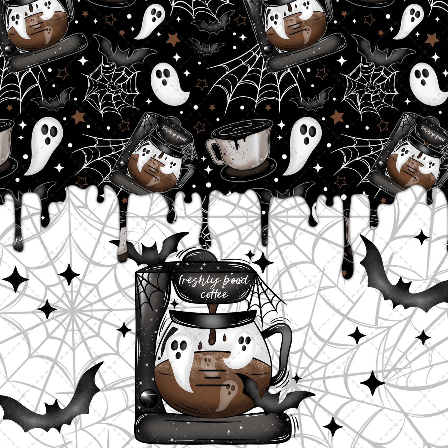 Freshly Boo'd Coffee Wrap