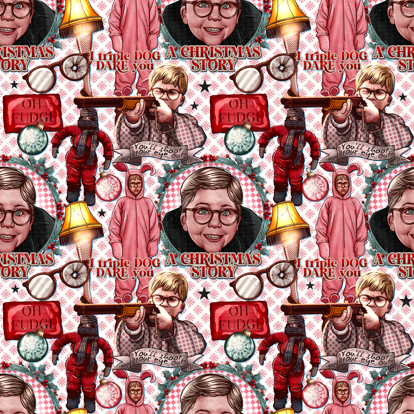 Christmas Story Seamless Transfer