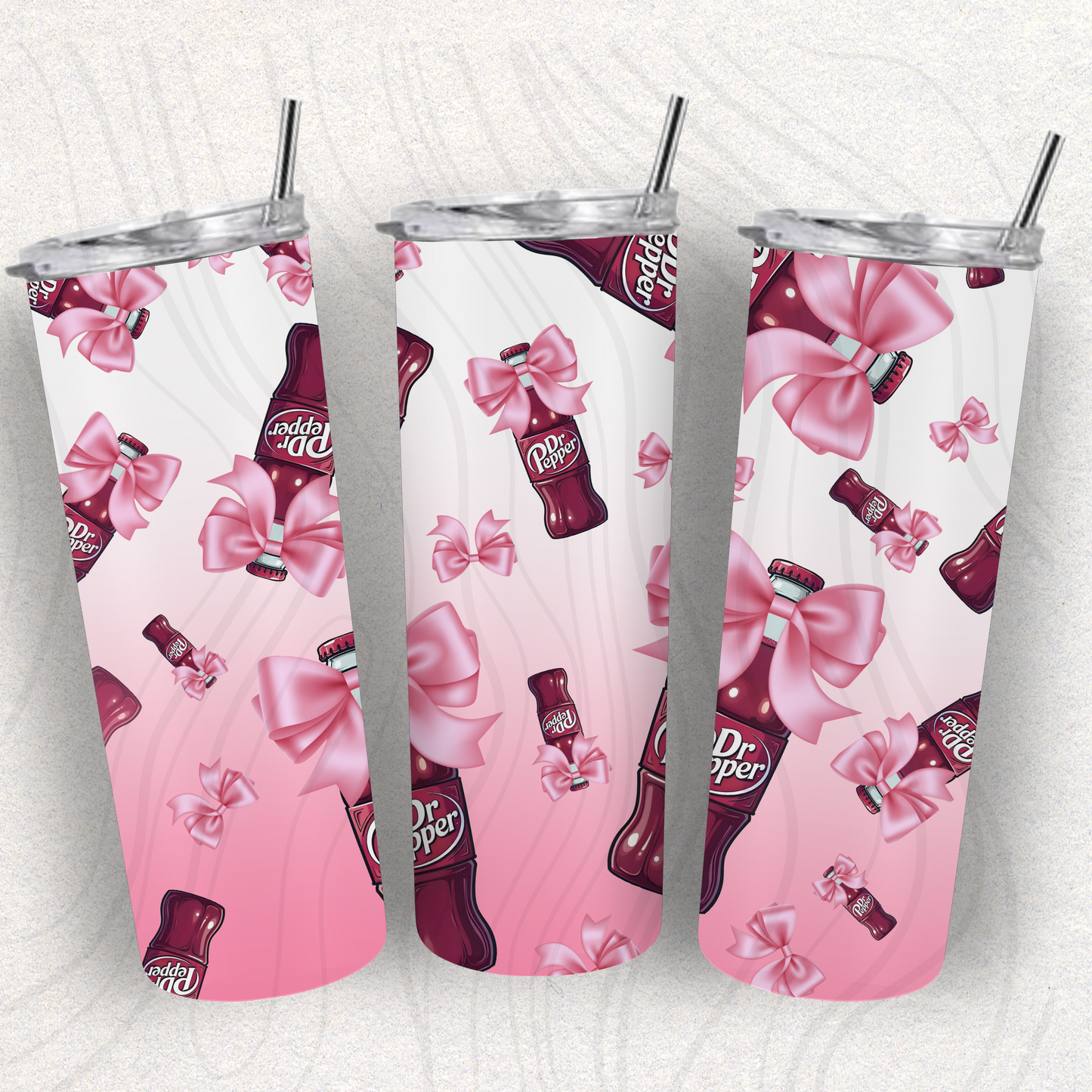 Dr P Bow Tumbler Wrap Transfer