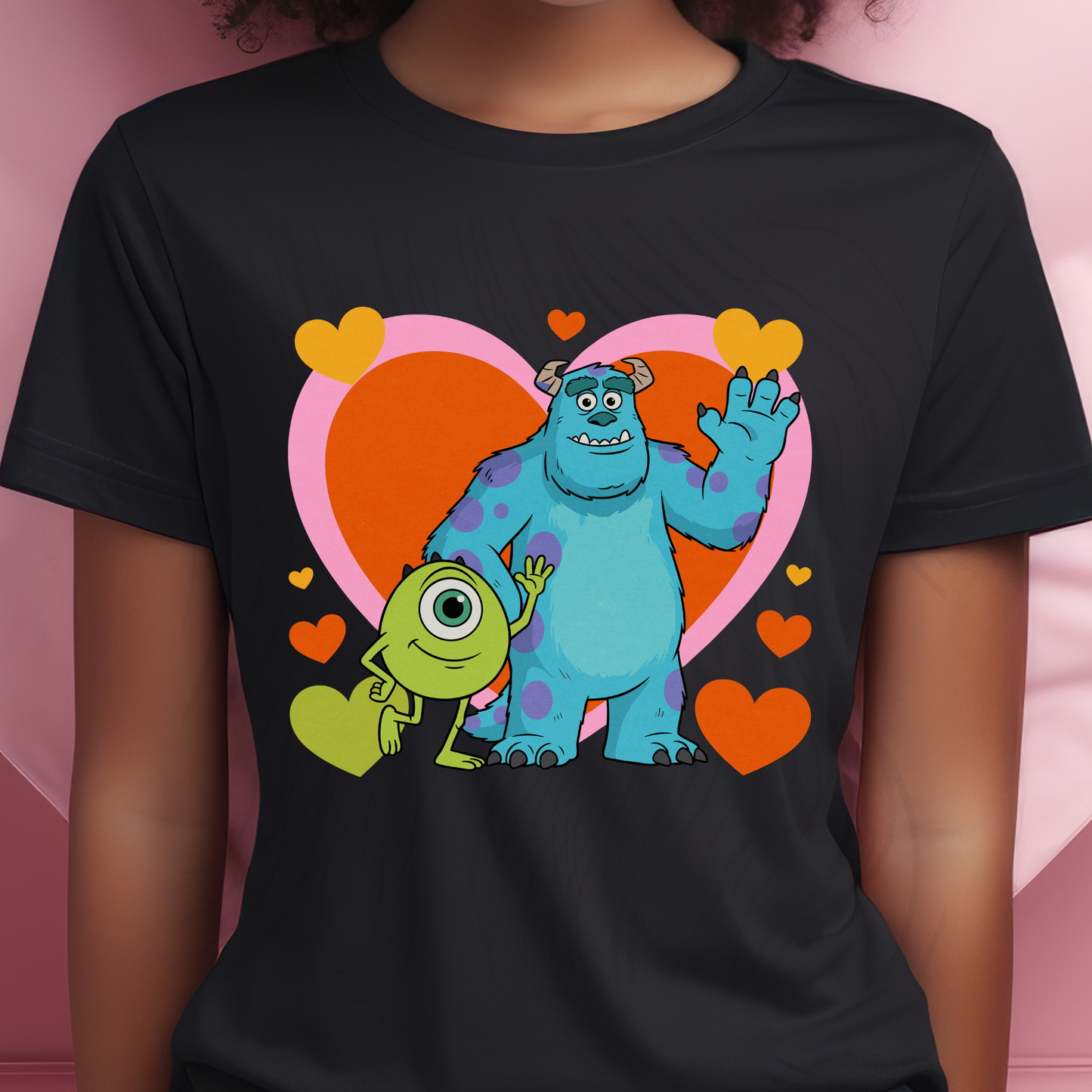 Mike and Friend Valentines Transfer