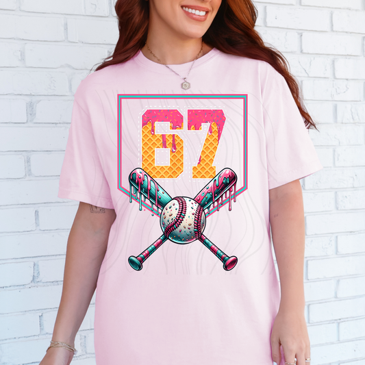 67 Baseball Transfer