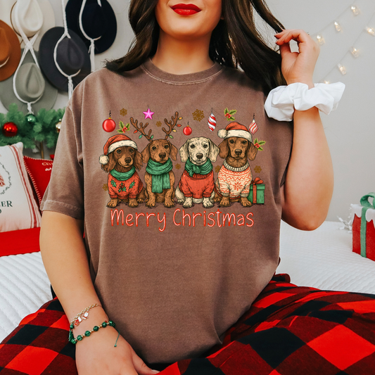 Merry Christmas Dog Transfer