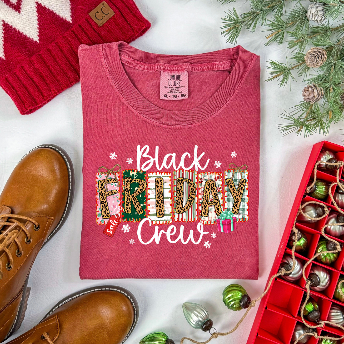 Black Friday Crew Christmas Transfer