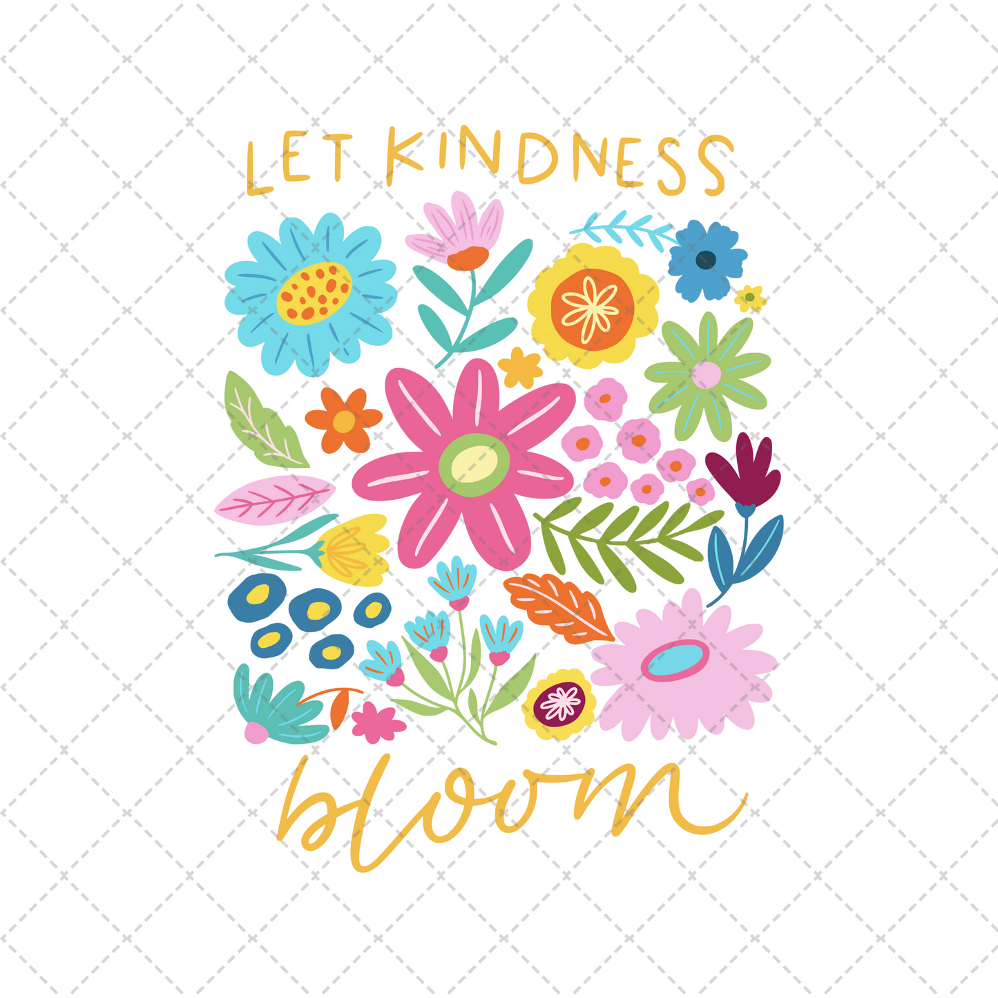 Let Kindness Bloom Transfer