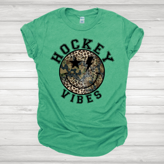 Hockey Vibes Smiley Transfer