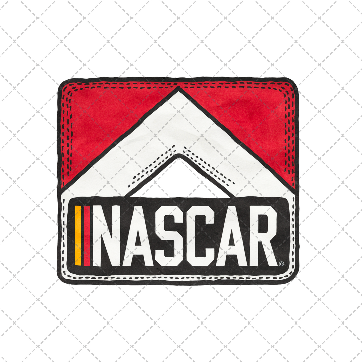 Racing Faux Patch Transfer