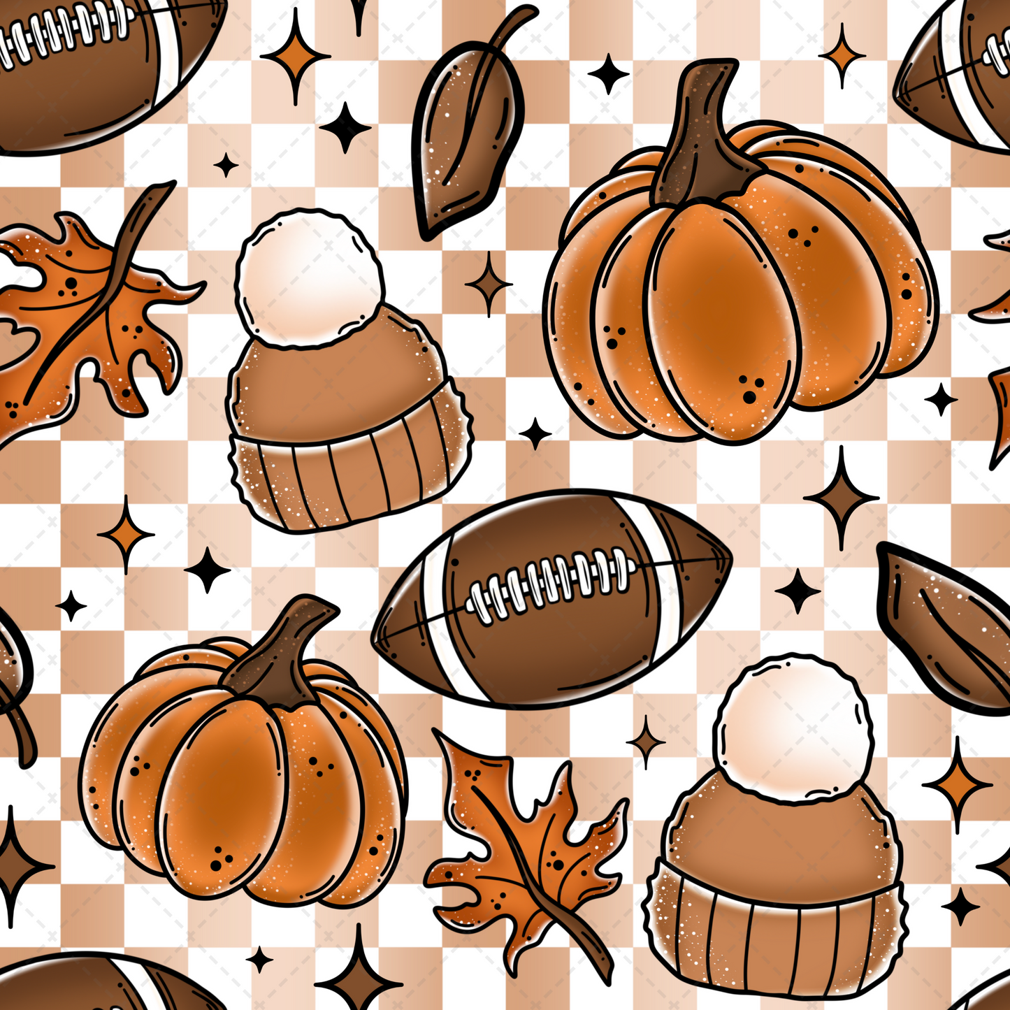 Fall Things Seamless Large Tumbler Wrap