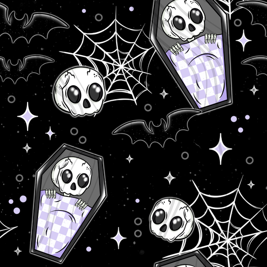 Wake Me Up When It's Halloween Seamless Transfer