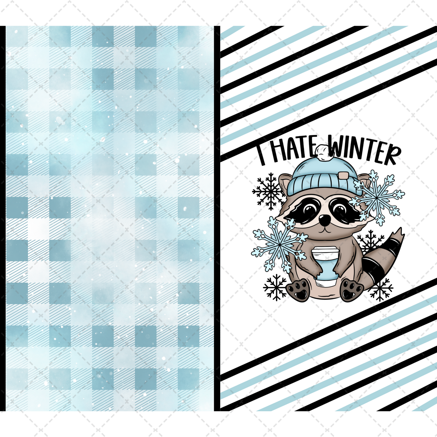 I Hate Winter Tumbler Transfer